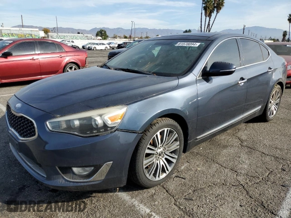 2014 Kia Cadenza Premium with VIN KNALN4D76E5124195, listed as a Copart auction lot 81578094 with 138,936 mi miles and Clean Title. Bid and sale history available at carsss.com. Image 1.