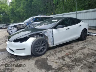 2023 Tesla Model S с VIN 5YJSA1E54PF527115, выставлен на аукционе Copart как лот 55400645 с пробегом 19 531 миль миль и Списание • Salvage title. История ставок и продаж доступна на DreamBid. Изображение 1.