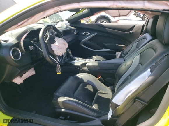 2021 Chevrolet Camaro 2LT with VIN 1G1FD1RS4M0111707, listed as a Copart auction lot 48641644 with 27,565 mi miles and Non Repairable. Bid and sale history available at carsss.com. Image 7.
