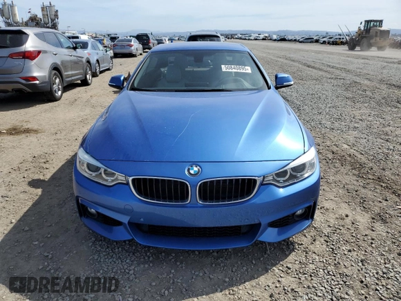 2015 BMW 4 Series 428i with VIN WBA3V7C53FP772021, listed as a Copart auction lot 50840895 with 69,847 mi miles and Salvage Title. Bid and sale history available at carsss.com. Image 5.