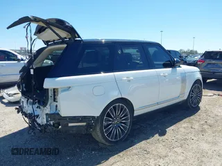 2022 Land Rover Range Rover Westminster z VIN SALGS2RU3NA460712, wystawiony jako IAAI lot #41578730 z przebiegiem 57 119 mil mil oraz . Historia ofert i sprzedaży dostępna na DreamBid. Obrazek 4.