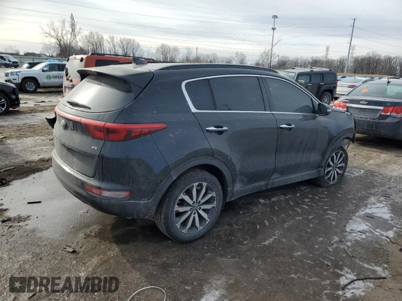 2018 Kia Sportage EX with VIN KNDPNCAC9J7482065, listed as a Copart auction lot 44206645 with 112,811 mi miles and Clean Title. Bid and sale history available at carsss.com. Image 3.
