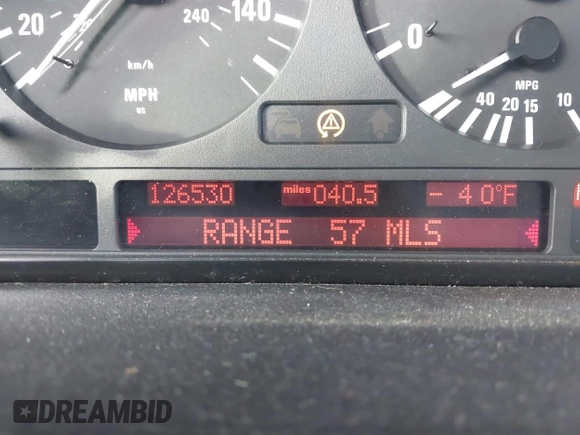 2001 BMW X5 4.4i with VIN WBAFB33501LH24719, listed as a IAAI auction lot 41055076 with 126,530 mi miles. Bid and sale history available at carsss.com. Image 7.