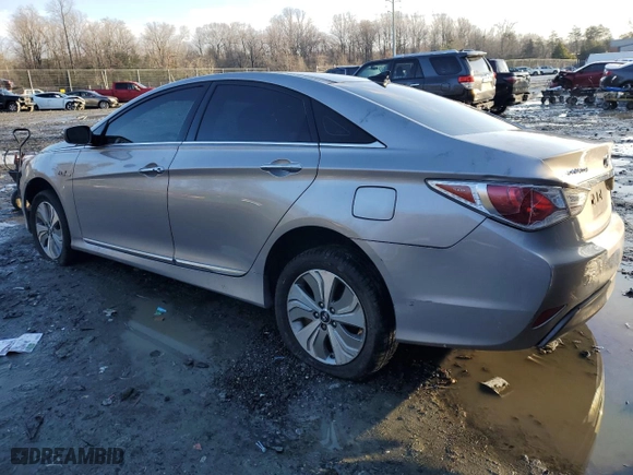 2014 Hyundai Sonata Hybrid with VIN KMHEC4A42EA105044, listed as a Copart auction lot 43902145 with 247,081 mi miles and Salvage Title. Bid and sale history available at carsss.com. Image 2.