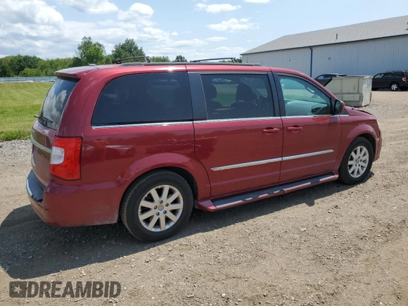 2016 Chrysler Town & Country Touring with VIN 2C4RC1BG9GR188046, listed as a Copart auction lot 64872494 with 84,645 mi miles and Salvage Title. Bid and sale history available at DreamBid. Image 3.