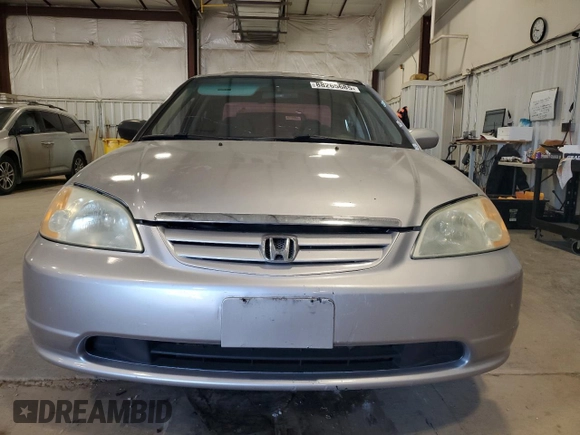2003 Honda Civic EX with VIN 2HGES25783H608917, listed as a Copart auction lot 88265685 with 170,042 mi miles and Non Repairable. Bid and sale history available at DreamBid. Image 5.