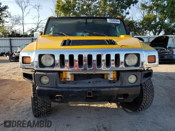 2003 Hummer H2 with VIN 5GRGN23U23H145779, listed as a Copart auction lot 72048564 with 268,329 mi miles and Clean Title. Bid and sale history available at carsss.com. Image 5.