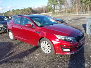 2015 Kia Optima EX with VIN 5XXGN4A75FG364506, listed as a IAAI auction lot 41701331 with 120,412 mi miles. Bid and sale history available at carsss.com. Image 1.