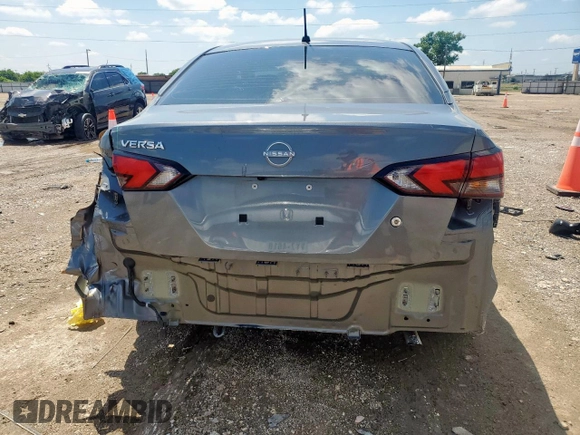 2023 Nissan Versa S with VIN 3N1CN8DV5PL852699, listed as a Copart auction lot 58822625 with 13,384 mi miles and Salvage title. Bid and sale history available at DreamBid. Image 6.