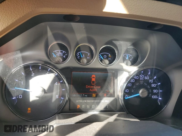 2016 Ford Super Duty F-250 SRW Lariat with VIN 1FT7W2BT7GEA09162, listed as a Copart auction lot 44310635 with 181,152 mi miles and Salvage Title. Bid and sale history available at carsss.com. Image 9.