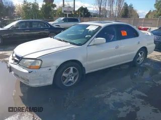 2002 Acura TL w/Navigation with VIN 19UUA56722A019597, listed as a IAAI auction lot 41534165 with 263,064 mi miles. Bid and sale history available at carsss.com. Image 2.