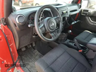 2012 Jeep Wrangler Sport z VIN 1C4AJWAG6CL216888, wystawiony jako Copart lot #65686715 z przebiegiem 72 404 mil mil oraz Czysty tytuł • Clean title. Historia ofert i sprzedaży dostępna na DreamBid. Obrazek 8.