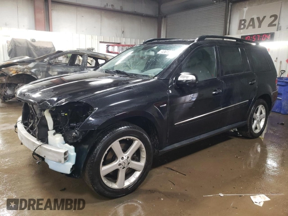 2009 Mercedes-Benz GL-Class 3.0L BlueTEC with VIN 4JGBF25E09A528762, listed as a Copart auction lot 43615545 with 131,837 mi miles and Salvage Title. Bid and sale history available at carsss.com. Image 1.