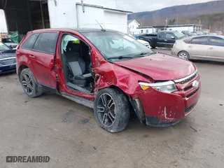 2013 Ford Edge SEL with VIN 2FMDK4JC7DBC80818, listed as a IAAI auction lot 41674183 with 198,407 mi miles. Bid and sale history available at carsss.com. Image 1.