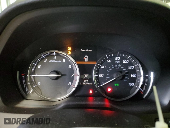 2018 Acura MDX w/Technology Pkg with VIN 5J8YD4H52JL007211, listed as a Copart auction lot 49837285 with 114,425 mi miles and Salvage Title. Bid and sale history available at carsss.com. Image 9.