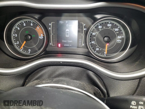 2018 Jeep Cherokee Latitude Plus with VIN 1C4PJMLX0JD562938, listed as a Copart auction lot 60708745 with 65,998 mi miles and Salvage title. Bid and sale history available at DreamBid. Image 9.
