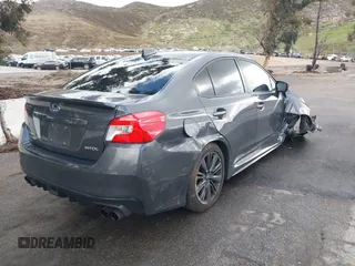 2021 Subaru WRX with VIN JF1VA1A69M9808396, listed as a IAAI auction lot 41576020 with 105,046 mi miles. Bid and sale history available at carsss.com. Image 4.