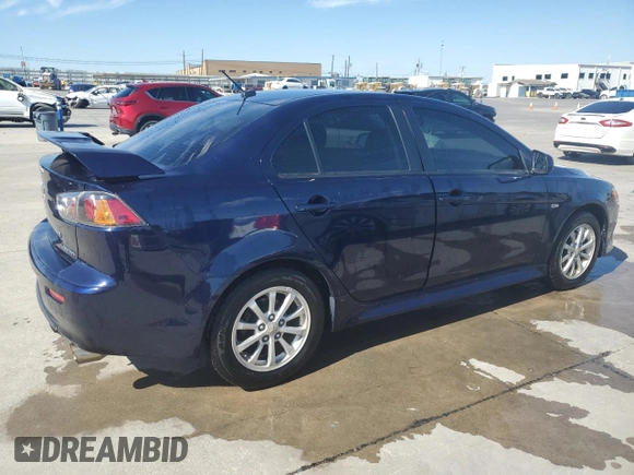 2013 Mitsubishi Lancer ES with VIN JA32U2FU8DU011201, listed as a Copart auction lot 75839424 with 105,526 mi miles and Salvage Title. Bid and sale history available at DreamBid. Image 3.