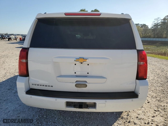 2019 Chevrolet Suburban LT with VIN 1GNSKHKC2KR346694, listed as a Copart auction lot 48565605 with 33,779 mi miles and Salvage Title. Bid and sale history available at carsss.com. Image 6.