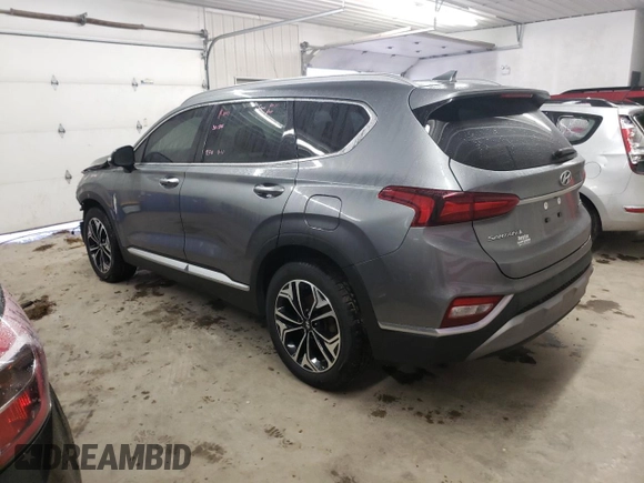 2019 Hyundai Santa Fe Ultimate with VIN 5NMS5CAA0KH046479, listed as a Copart auction lot 70163692 with 90,234 mi miles. Bid and sale history available at carsss.com. Image 2.