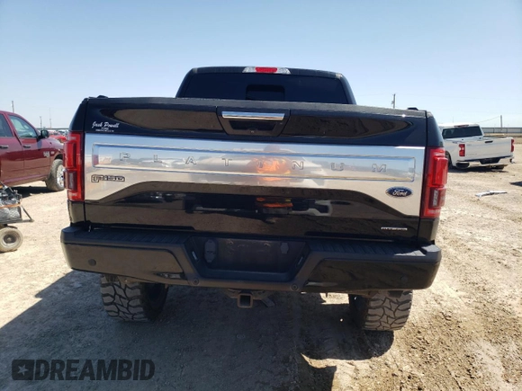 2016 Ford F-150 XLT with VIN 1FTEW1EF5GFC58612, listed as a Copart auction lot 56506725 with 98,300 mi miles and Salvage title. Bid and sale history available at DreamBid. Image 6.