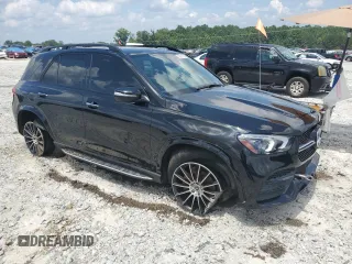 2022 Mercedes-Benz GLE 350 with VIN 4JGFB4JB9NA597836, listed as a Copart auction lot 62912505 with 81,650 mi miles and Salvage title. Bid and sale history available at DreamBid. Image 4.