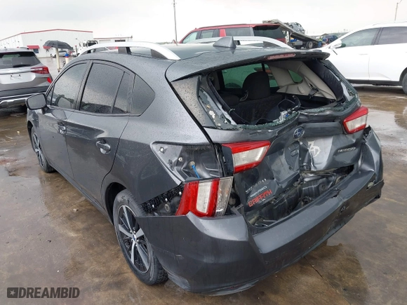 2019 Subaru Impreza Premium with VIN 4S3GTAD69K3725933, listed as a IAAI auction lot 41919500 with 102,556 mi miles. Bid and sale history available at carsss.com. Image 3.
