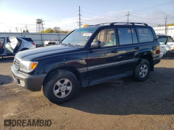1999 Toyota Land Cruiser with VIN JT3HT05J5X0072564, listed as a Copart auction lot 77000044 with 312,428 mi miles and Salvage Title. Bid and sale history available at carsss.com. Image 1.