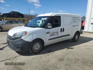 2015 Ram ProMaster City Cargo Tradesman with VIN ZFBERFAT2F6A92800, listed as a Copart auction lot 47089075 with 129,553 mi miles and Clean Title. Bid and sale history available at carsss.com. Image 1.