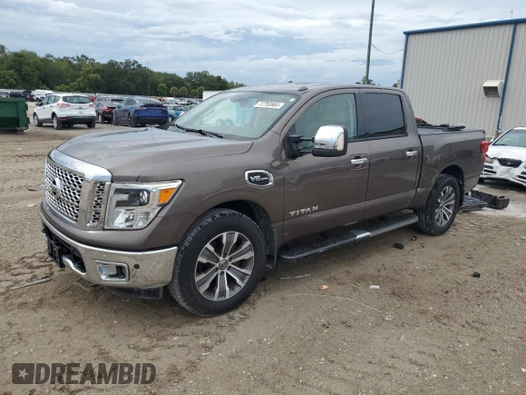 2017 Nissan Titan SV z VIN 1N6AA1E64HN517933, wystawiony jako Copart lot #72793864 z przebiegiem 60 572 mil mil oraz Szkoda całkowita • Salvage title. Historia ofert i sprzedaży dostępna na DreamBid. Obrazek 1.