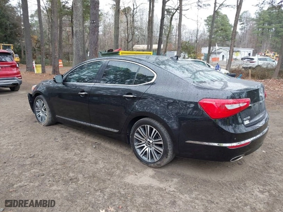 2016 Kia Cadenza Premium with VIN KNALN4D72G5209540, listed as a IAAI auction lot 41047117 with NaN miles. Bid and sale history available at carsss.com. Image 3.