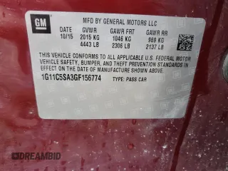2016 Chevrolet Malibu Limited LT with VIN 1G11C5SA3GF156774, listed as a Copart auction lot 79188024 with 138,071 mi miles and Non Repairable. Bid and sale history available at carsss.com. Image 12.