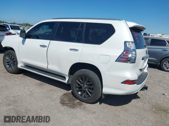 2023 Lexus GX with VIN JTJAM7BX9P5376430, listed as a IAAI auction lot 41698397 with 5,153 mi miles. Bid and sale history available at carsss.com. Image 3.