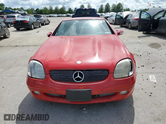 2003 Mercedes-Benz SLK 230 Kompressor with VIN WDBKK49F93F278588, listed as a Copart auction lot 58633785 with 82,409 mi miles and Salvage title. Bid and sale history available at DreamBid. Image 5.