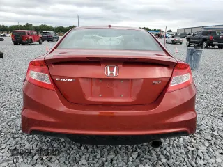 2012 Honda Civic Cpe Si with VIN 2HGFG4A54CH702346, listed as a Copart auction lot 52257745 with 142,564 mi miles and Salvage Title. Bid and sale history available at carsss.com. Image 6.