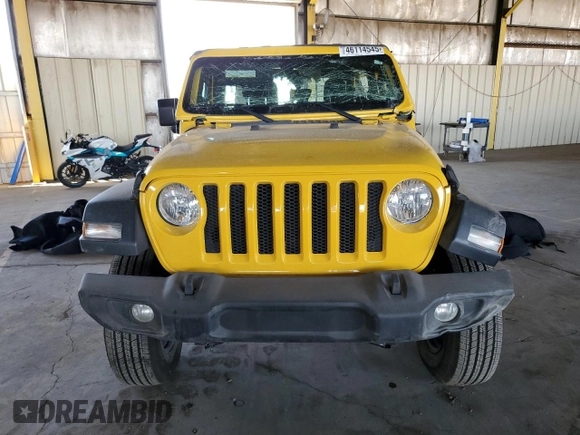 2018 Jeep Wrangler Unlimited Sport z VIN 1C4HJXDG9JW291015, wystawiony jako Copart lot #46114545 z przebiegiem 81 288 mil mil oraz Szkoda całkowita • Salvage title. Historia ofert i sprzedaży dostępna na DreamBid. Obrazek 5.