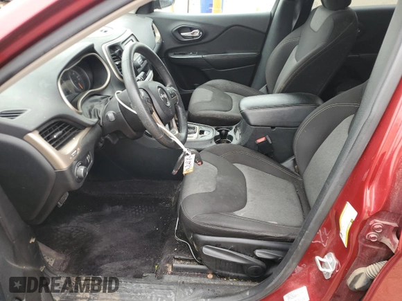 2016 Jeep Cherokee Sport with VIN 1C4PJLAS5GW217550, listed as a Copart auction lot 59204825 with 127,959 mi miles and Salvage title. Bid and sale history available at DreamBid. Image 7.