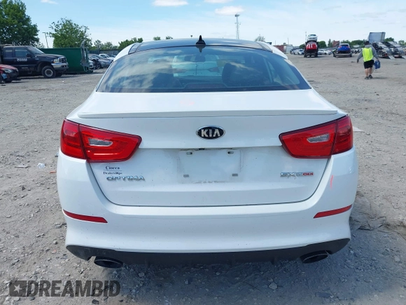 2015 Kia Optima SX Turbo with VIN 5XXGR4A60FG383315, listed as a IAAI auction lot 42299144 with 95,615 mi miles and . Bid and sale history available at DreamBid. Image 15.