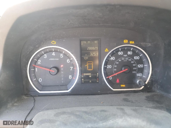2007 Honda CR-V EX with VIN JHLRE48587C021870, listed as a Copart auction lot 44646655 with 288,829 mi miles and Salvage Title. Bid and sale history available at carsss.com. Image 9.