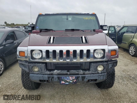 2006 Hummer H2 with VIN 5GRGN23U46H107457, listed as a Copart auction lot 74969424 with 152,239 mi miles and Non Repairable. Bid and sale history available at carsss.com. Image 5.