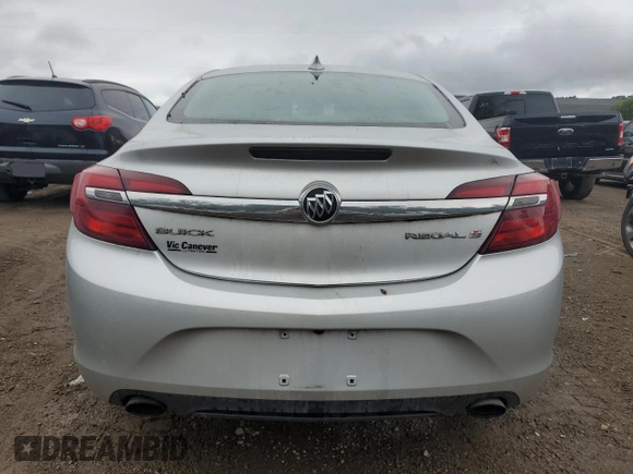 2016 Buick Regal with VIN 2G4GK5EXXG9166694, listed as a Copart auction lot 72733074 with 134,541 mi miles and Clean Title. Bid and sale history available at carsss.com. Image 6.