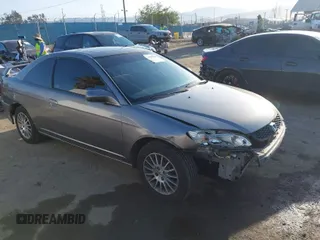 2005 Honda Civic Cpe EX with VIN 1HGEM22955L011388, listed as a IAAI auction lot 41988308 with 135,404 mi miles. Bid and sale history available at carsss.com. Image 1.