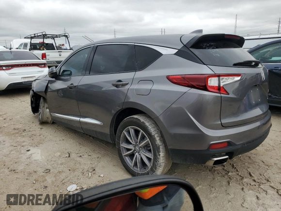 2022 Acura RDX w/Technology Package with VIN 5J8TC2H57NL008846, listed as a Copart auction lot 45051665 with 33,139 mi miles and Salvage Title. Bid and sale history available at carsss.com. Image 2.