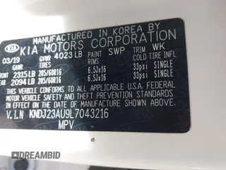 2020 Kia Soul S with VIN KNDJ23AU9L7043216, listed as a IAAI auction lot 41842726 with 97,170 mi miles and . Bid and sale history available at DreamBid. Image 9.