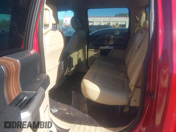 2015 Ford F-150 XL with VIN 1FTEW1CG9FKF11626, listed as a IAAI auction lot 41202217 with 125,677 mi miles. Bid and sale history available at carsss.com. Image 8.