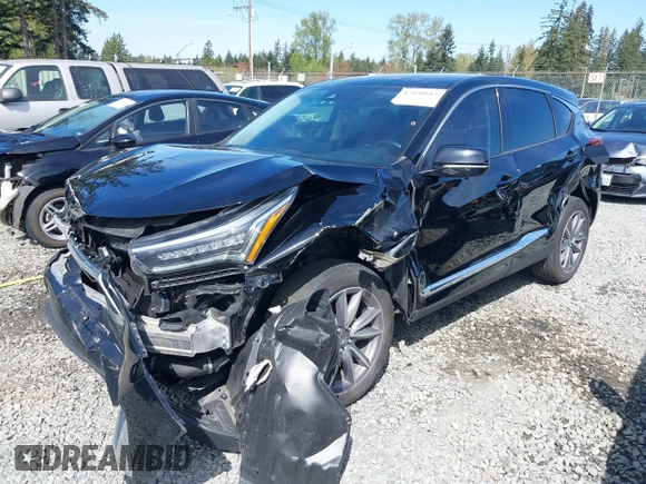 2021 Acura RDX w/Technology Package with VIN 5J8TC2H55ML006429, listed as a IAAI auction lot 42030813 with 42,712 mi miles. Bid and sale history available at carsss.com. Image 17.