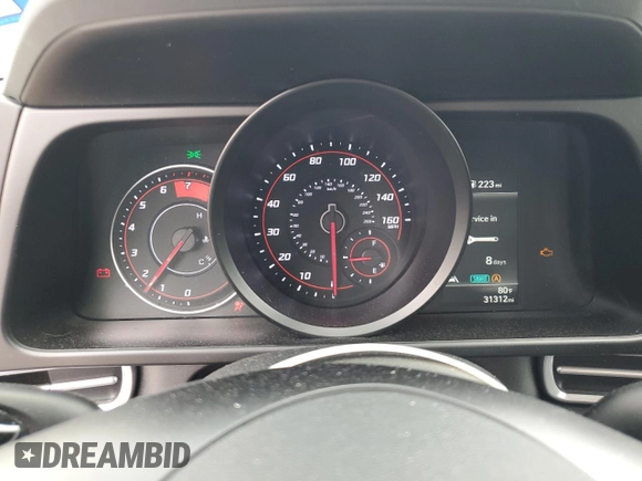 2022 Hyundai Elantra SE with VIN KMHLL4AG0NU334659, listed as a Copart auction lot 46928205 with 31,312 mi miles and Salvage Title. Bid and sale history available at DreamBid. Image 9.