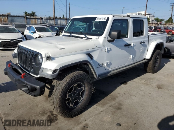 2021 Jeep Gladiator Mojave z VIN 1C6JJTEG6ML516867, wystawiony jako Copart lot #61167125 z przebiegiem 66 709 mil mil oraz Szkoda całkowita • Salvage title. Historia ofert i sprzedaży dostępna na DreamBid. Obrazek 1.