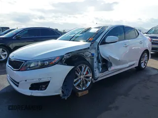 2014 Kia Optima SX Turbo with VIN 5XXGR4A66EG338250, listed as a IAAI auction lot 41583587 with 127,814 mi miles and . Bid and sale history available at DreamBid. Image 6.