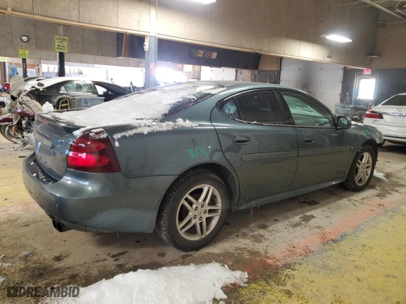 2007 Pontiac Grand Prix GT with VIN 2G2WR554271108356, listed as a Copart auction lot 45946225 with 222,851 mi miles and Salvage Title. Bid and sale history available at carsss.com. Image 3.